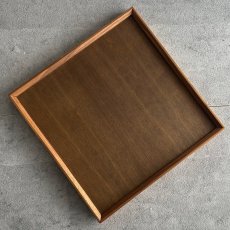 画像3: 【TEAK WOOD】スタックトレー　スクエア　32ｃｍ　ウォールナット　Stack tray (3)
