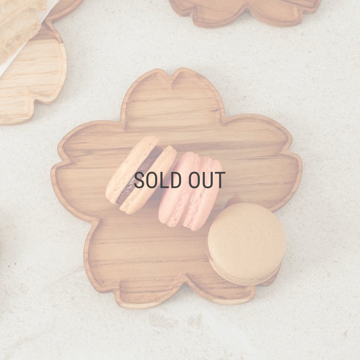 画像6: 【TEAK WOOD】桜 sakura　プレート　M　14ｃｍ 　チーク材　木製　ウッドプレート (6)