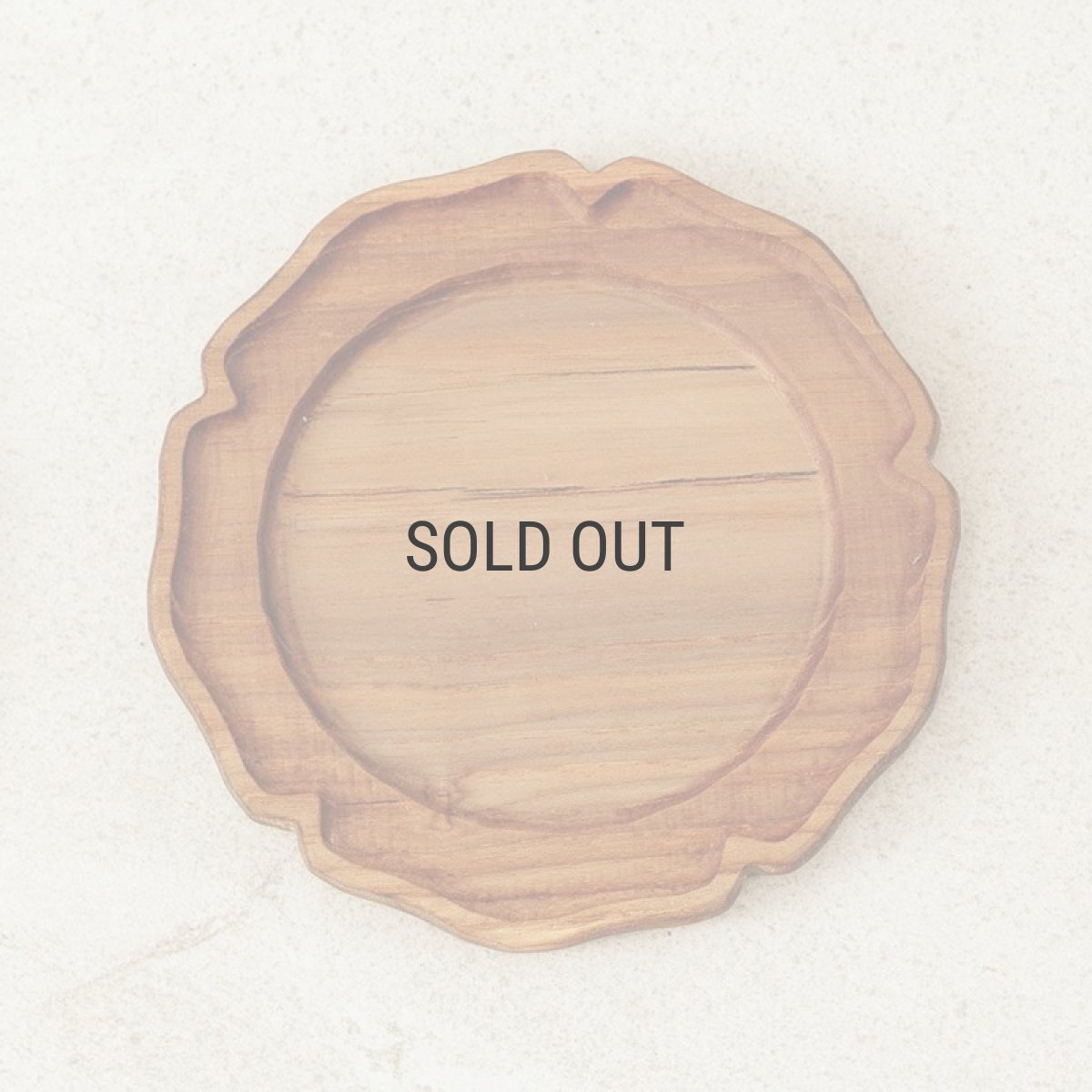 画像6: 【TEAK WOOD】輪花　rinka プレート　M　14ｃｍ　木製　ウッドプレート (6)