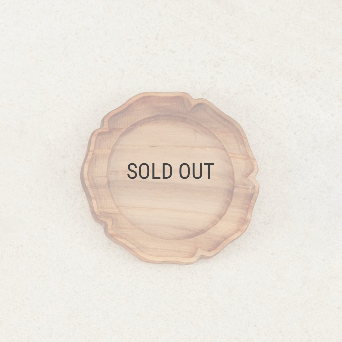 画像6: 【TEAK WOOD】輪花　rinka プレート　SS　10ｃｍ　木製　ウッドプレート (6)