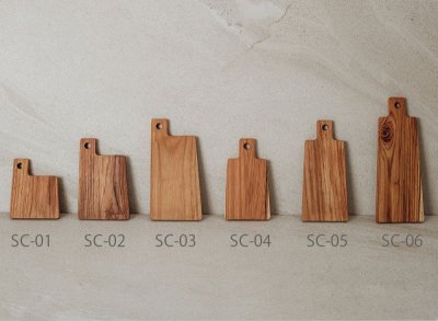 画像2: 【TEAK WOOD】カッティングボード　20ｃｍ　チーク　SC-03