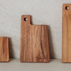 画像1: 【TEAK WOOD】カッティングボード　16ｃｍ　チーク　SC-02 (1)