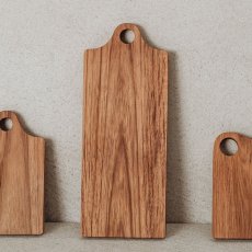 画像1: 【TEAK WOOD】カッティングボード　24ｃｍ　チーク　SC-08 (1)