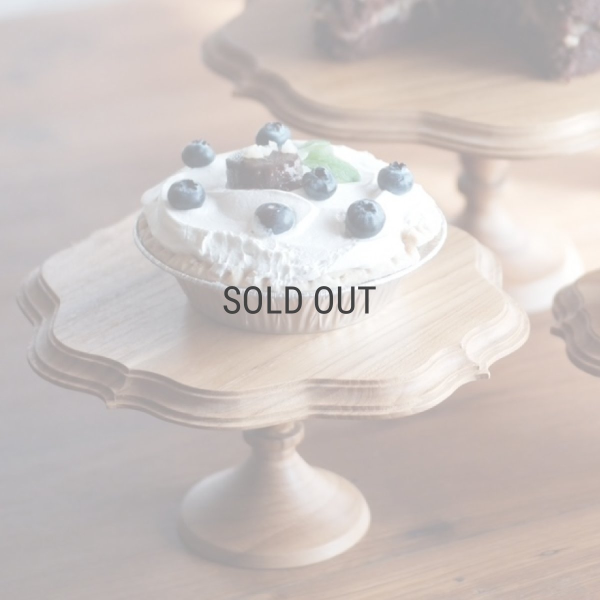 画像4: 【TEAK WOOD】ケーキスタンド　ゴシック　M　 φ21ｃｍ　チーク　木製 (4)