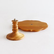 画像7: 【TEAK WOOD】ケーキスタンド　ゴシック　S　 φ16.5ｃｍ　チーク (7)