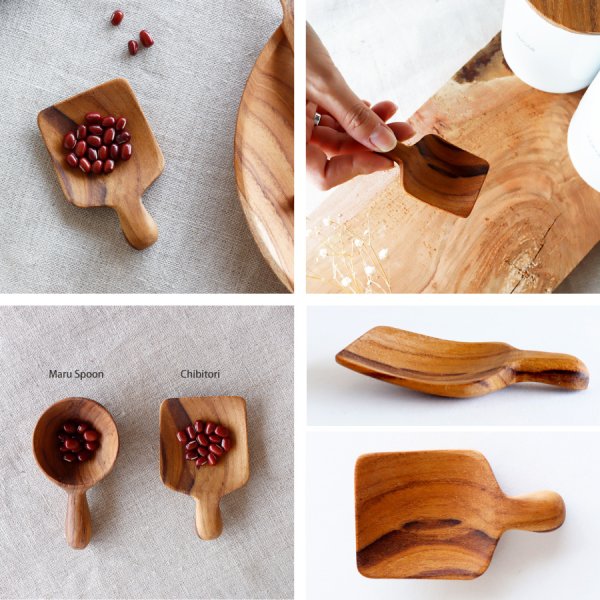 TEAK WOOD】ちびとり Chibitori 7.2cm チーク 木製 - Nature Ave.