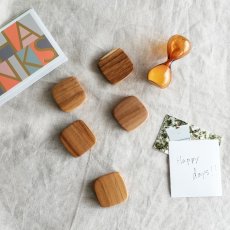 画像1: 【TEAK WOOD】マグネット 石ころ L　セット売り　磁石 (1)