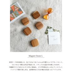 画像3: 【TEAK WOOD】マグネット 石ころ L　セット売り　磁石 (3)