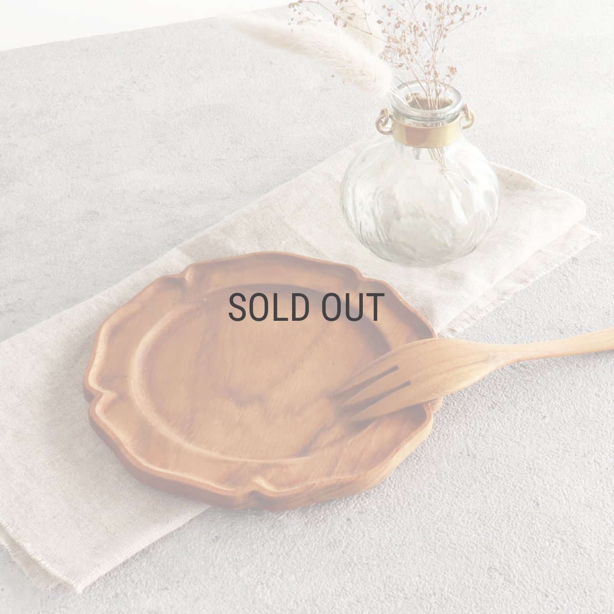 画像11: 【TEAK WOOD】輪花　rinka プレート　M　14ｃｍ　木製　ウッドプレート (11)