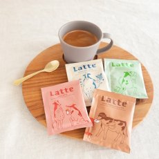 画像1: 【Wrapping】Latte ラテ　インスタントラテ　カフェラテ　カフェインレス　抹茶ラテ　ミルクチョコレートラテ　プチギフト (1)