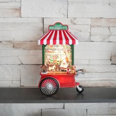 画像5: 【TKYR】バブルLED ライト　サンタのワークショップ　Santa's Workshop 　電子オルゴール８曲　H27cm クリスマス (5)