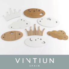 画像13: 【VINTIUN】ビンティウン　オーバル  クラウン　Crown　ネームプレート　ウッドプレート　スペイン製　カスタマイズ　こども部屋　デコレーション　ドアサイン　サインプレート　 (13)