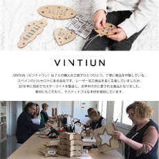 画像5: 【VINTIUN】ビンティウン　名入れ注文　オーバル 　ネームプレート 　ウッドプレート　スター　星　カスタマイズ　こども部屋　デコレーション (5)