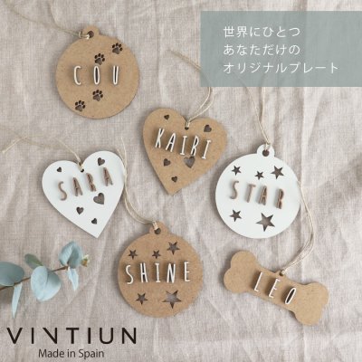 画像3: 【VINTIUN】ビンティウン　クラウド　Cloud　ネームプレート　ウッドプレート　スペイン製　カスタマイズ　こども部屋　デコレーション　ドアサイン　サインプレート　