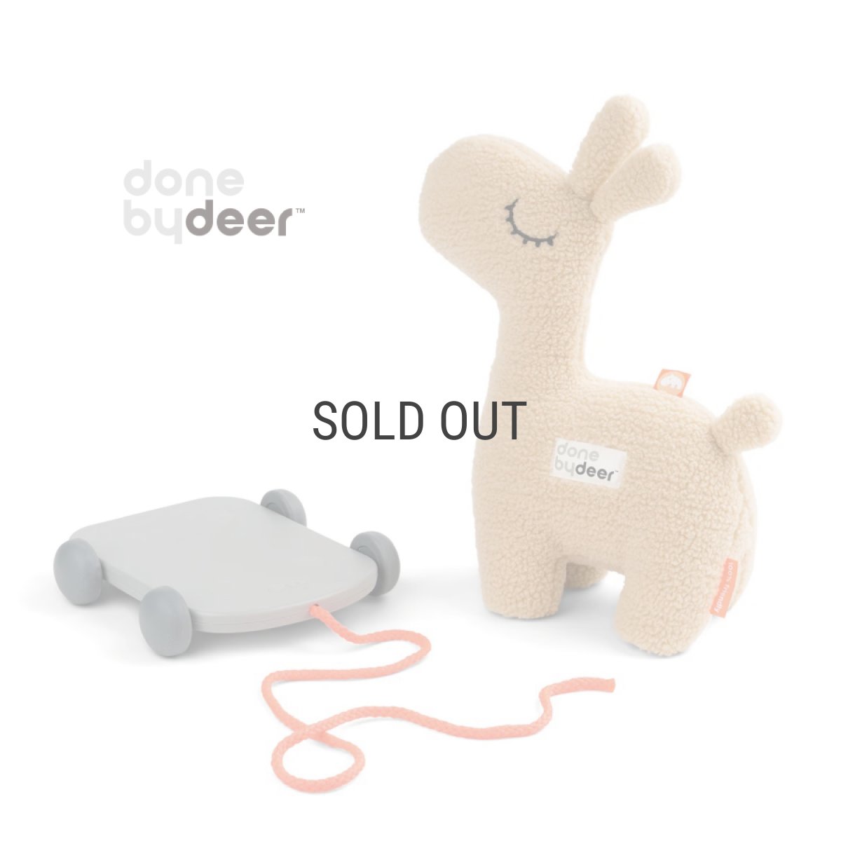 画像1: 【 done by deer 】　ラリー プルトイ　Lalee Pull Along 2 in 1 toy　デンマーク ダンバイディア (1)