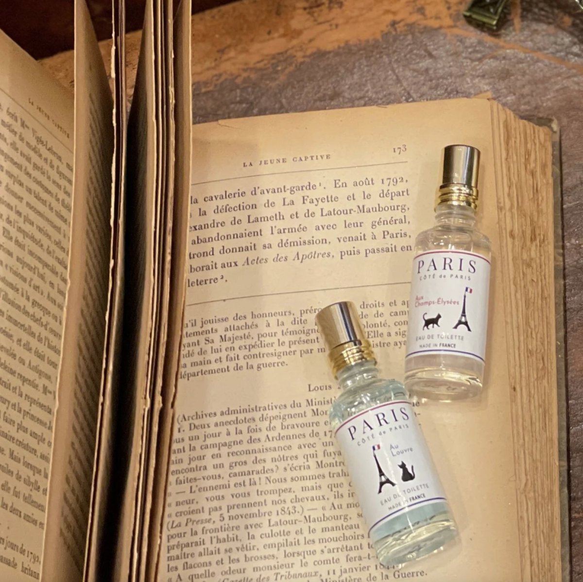 画像6: 【COTE de PARIS】　コテ ドゥ パリ　フレグランスオードトワレ　15ml　（オシャンゼリゼ・ピーチ　/  オ ルーブル・ベルガモット) 　香水　フランス製  (6)