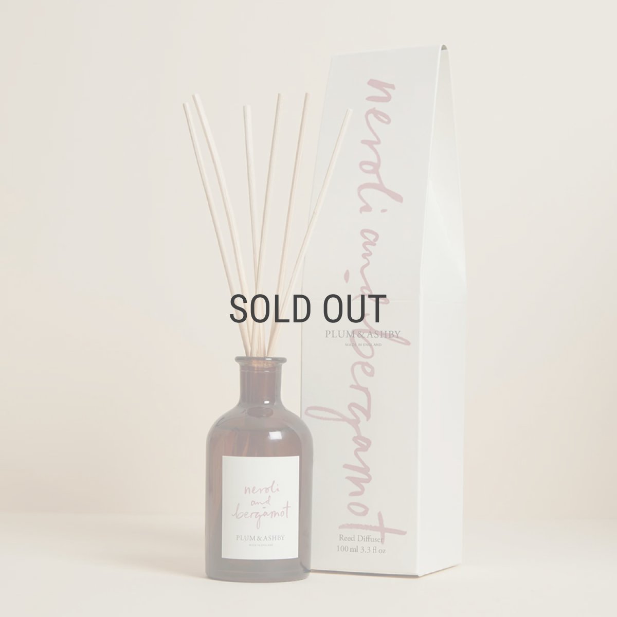 画像1: 【PLUM＆ASHBY】プラム＆アシュビー　フレグランスディフューザー　100ml 　ネロリ＆ベルガモット　イギリス製 (1)