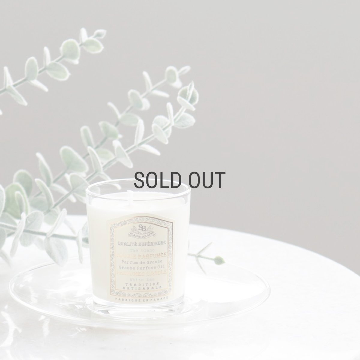 画像6: 【French classic】フレンチクラシック フレグランス　グラス　キャンドル90g  ホワイトティー フランス製　Senteur et Beaute　サンタール・エ・ボーテ (6)