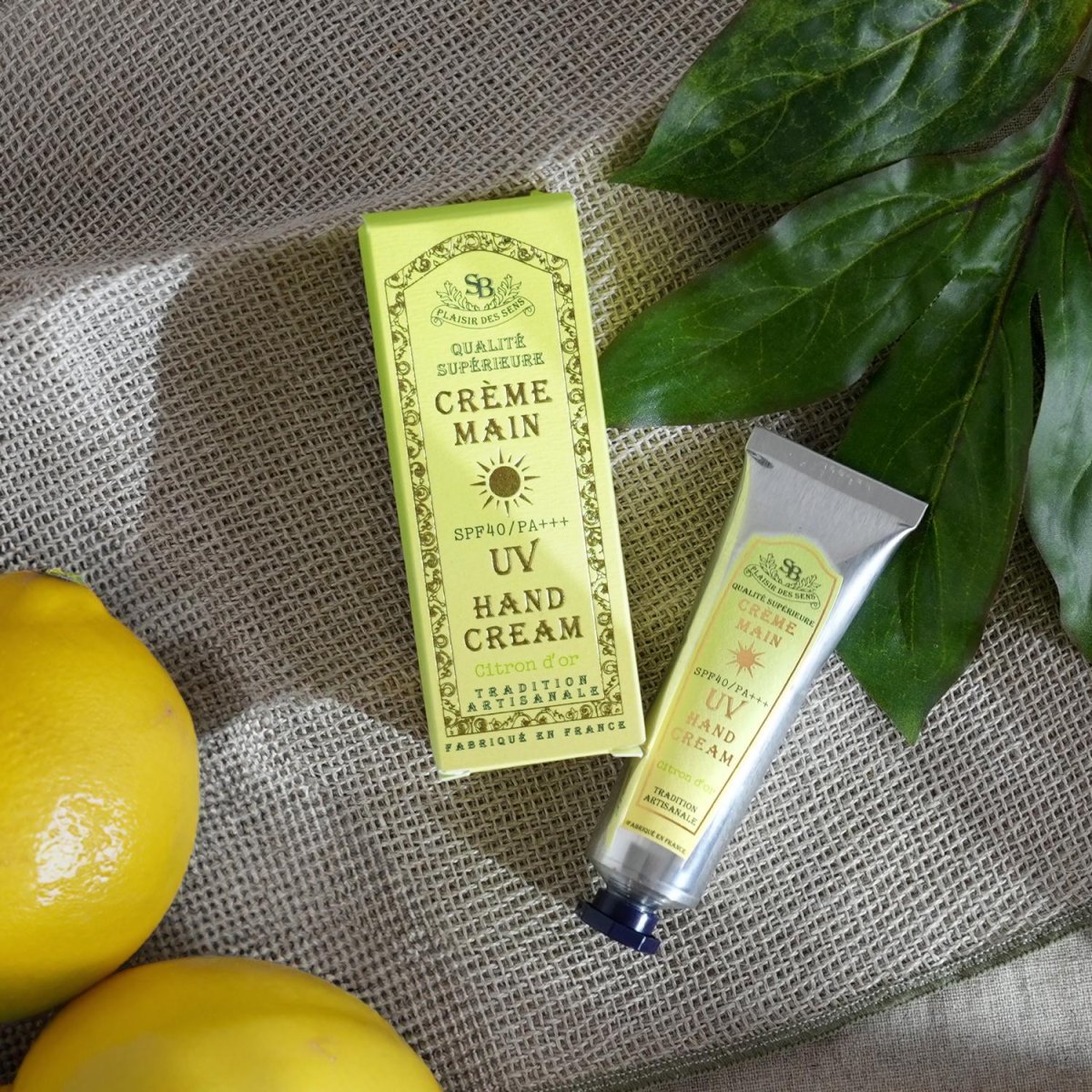 画像1: 【Senteur et Beaute】シトロンドール　UV ハンドクリーム 30ml　グラデーション箱　Citron d’or サンタール・エ・ボーテ　フランス製　日焼け止め　UVケア　 (1)