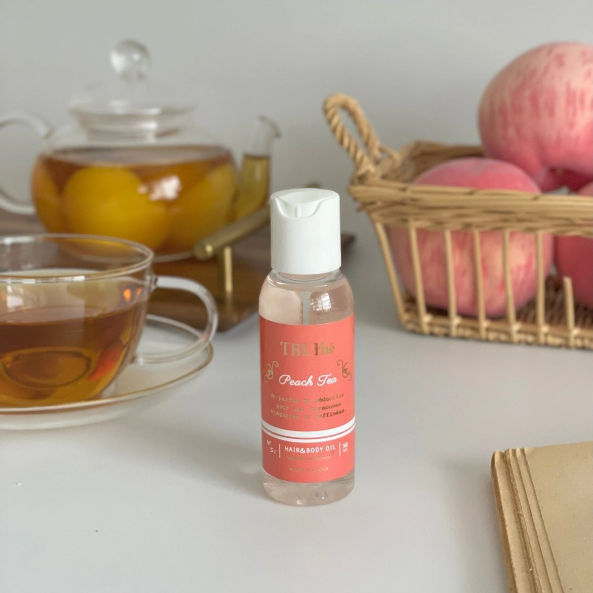 画像6: 【THE the】数量限定　ピーチティー　ヘア＆ボディオイル　Hair & Body Oil　 サンタール・エ・ボーテ　Senteur et Beaute　フランス製　日焼け止め　UVケア (6)