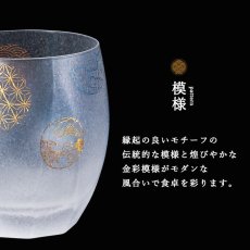 画像11: 【THE Premium NIPPON Taste】プレミアム　丸紋　オールドペアセット　/グラス2個販売/ガラス/日本酒グラス/ガラス食器/ギフト/プレゼント/記念日/お祝い/石塚硝子 (11)