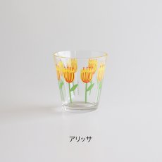 画像3: 【Northern Connection】レトロ　フラワーグラス SHORT 250ml　タンブラー　トール 　ガラス　コップ　アリッサ　モコ　ノーザンコネクション (3)