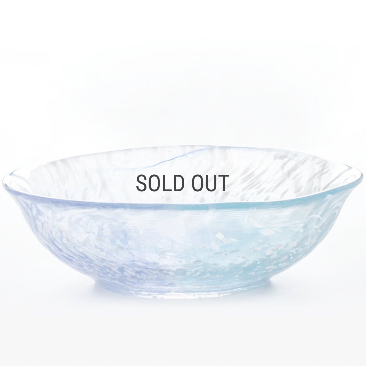 画像11: 【江戸硝子】そうめん鉢　浅鉢　ガラス食器  日本製　いきはり　みず　トミガラス　富硝子 (11)