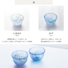 画像4: 【江戸硝子】そばちょこ　カップ　茶器　ガラス食器  日本製　いきはり　みず　トミガラス　富硝子 (4)