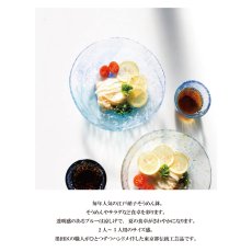 画像3: 【江戸硝子】そうめん鉢　浅鉢　ガラス食器  日本製　いきはり　みず　トミガラス　富硝子 (3)