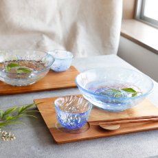 画像9: 【江戸硝子】そうめん鉢　浅鉢　ガラス食器  日本製　いきはり　みず　トミガラス　富硝子 (9)