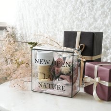 画像15: 【Gift】ミニブーケボックス　Mini Bouquet Box　THE theギフトセット　名入れギフト  (名入れボックス・ミニブーケ・ハンドクリーム）　ザ・ティー (15)