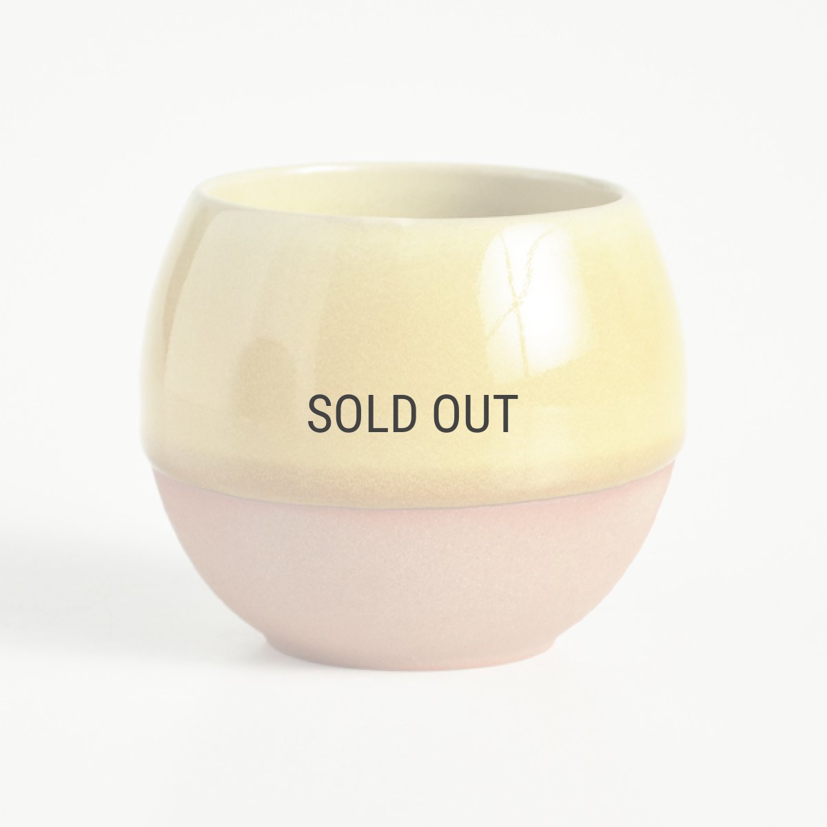 画像4: 【SALIU】ころころ　SA02　湯呑み ロックカップ ホワイト 白 ネイビー 紺 イエロー 黄色 ロロ LOLO 陶器 日本製　美濃焼 (4)