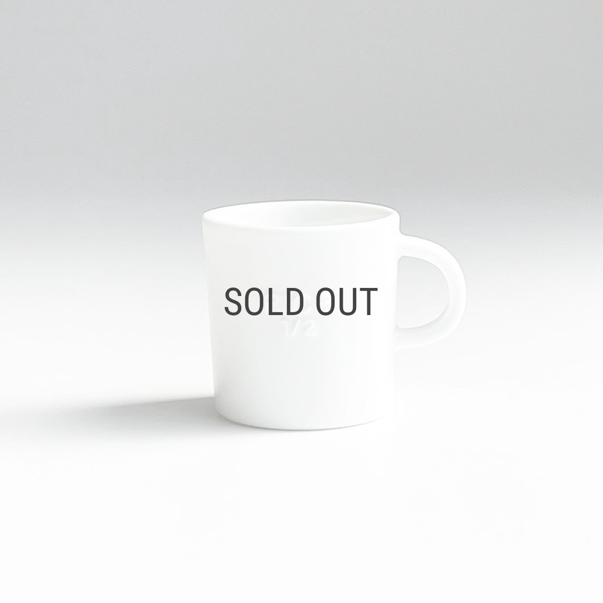 画像2: 【smart mini kitichen】おこめカップ　1/2カップ　半合/ライスカップ/お米/メジャーカップ/計量カップ/90ｍｌ/陶器/磁器/日本製 (2)