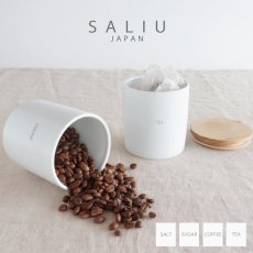 画像1: 【SALIU KITCHEN】キャニスター BS08 選べる ２個セット チーク材　木　日本製　BASIC　CANISTER　LOLO ロロ 美濃焼 (1)