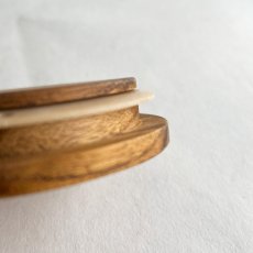 画像3: 【部品販売】SALIU キャニスター専用　シリコンパッキン 　チーク木蓋　S用　単品販売 (3)