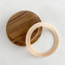 画像1: 【部品販売】SALIU キャニスター専用　チーク木蓋L用　シリコンパッキン 単品販売 (1)