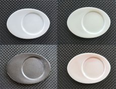 画像4: しょうゆ皿 刺身皿 トレー 小皿 陶器 磁器 日本製 (4)