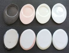 画像5: しょうゆ皿 刺身皿 トレー 小皿 陶器 磁器 日本製 (5)