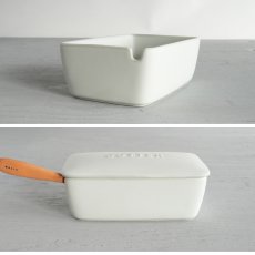 画像5: 【SALIU KITCHEN】バターケース　日本製　海外規格　200g 250g 　磁器　食洗機OK　　 (5)
