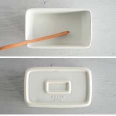 画像6: 【SALIU KITCHEN】バターケース　日本製　海外規格　200g 250g 　磁器　食洗機OK　　 (6)