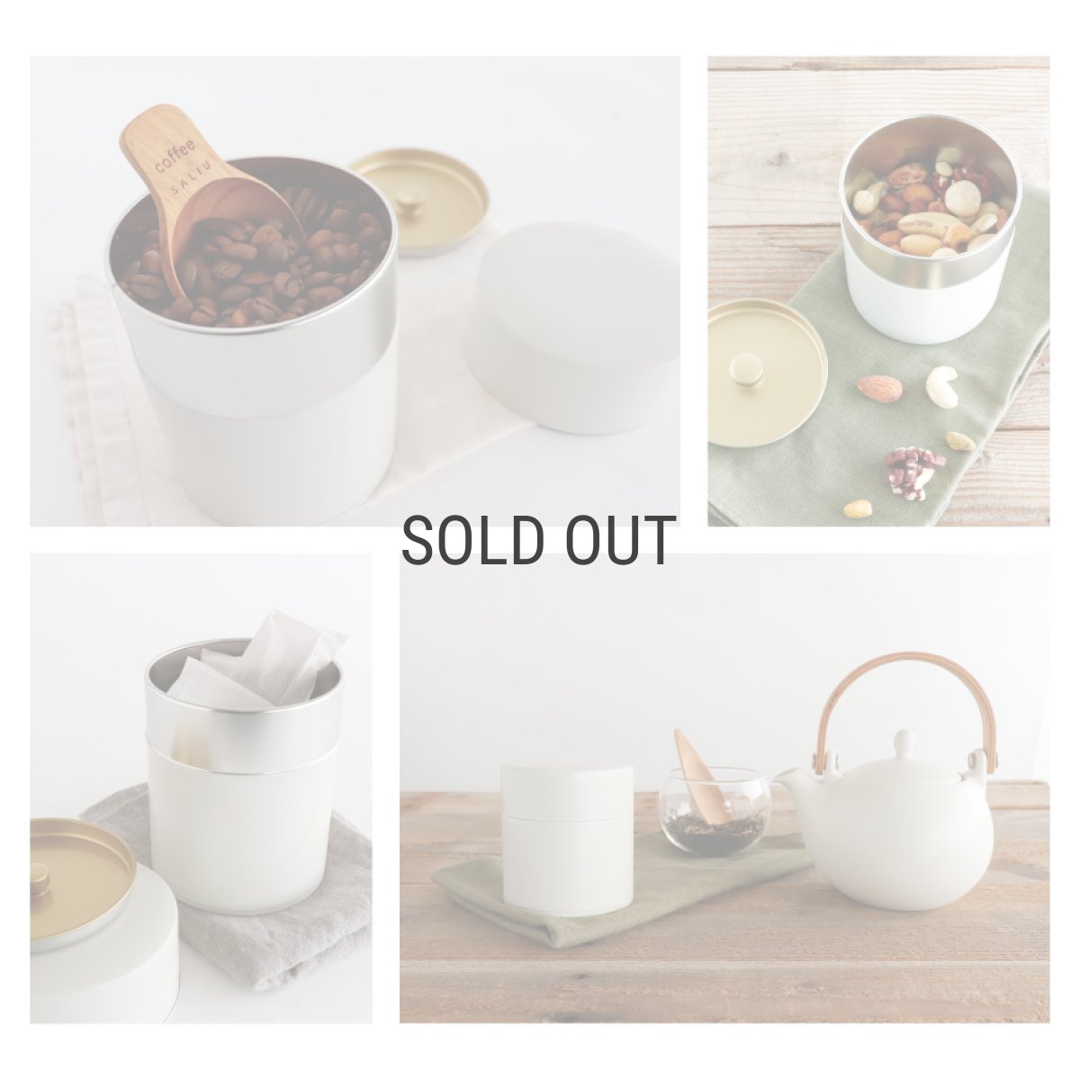 画像5: 【SALIU】茶缶　375　 保存容器 1000ml キャニスター 　江東堂高橋製作所　ブリキ (5)