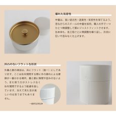 画像6: 【SALIU】茶缶　100　 保存容器 240ml キャニスター 　江東堂高橋製作所　ブリキ (6)