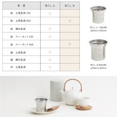 画像5: 【SALIU】茶こし　大　600ml用　結　祥　縁　茶漉し　急須　茶漉し　ティーストレーナー　Tea Strainer (5)