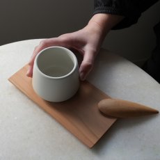 画像4: 【SALIU】縁 EN　湯呑み　ティーカップ  日本製  美濃焼 ( 白・黒・灰 ) (4)