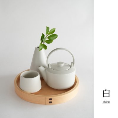 画像1: 【SALIU】縁 花器 花瓶 フラワーベース  日本製  美濃焼 ( 白・黒・灰 )