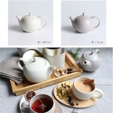 画像6: 【SALIU】結 YUI  ティーポット ３３０ml 　紅茶のための茶器 　急須 陶器   日本製 　美濃焼 (6)