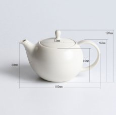 画像8: 【SALIU】結 YUI　ティーポット　６００ml　急須　ティーカップ　湯飲み　ソーサー　茶托 陶器  磁器 白磁 丸い かわいい 可愛い 美濃焼 急須 日本製  ＬＯＬＯ ロロ　 おしゃれ　かわいい　きゅうす　茶こし　人気　おすすめ　デザイン　紅茶のための茶器 (8)