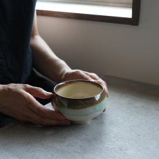 画像19: 【SALIU】抹茶彼是　功山窯　抹茶ぼうる　さざなみ　こはく　美濃焼　日本製　SALIU craft Japan　 (19)