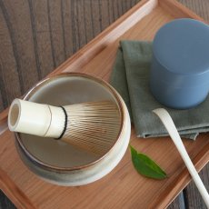 画像20: 【SALIU】抹茶彼是　功山窯　抹茶ぼうる　さざなみ　こはく　美濃焼　日本製　SALIU craft Japan　 (20)