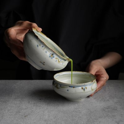 画像1: 【SALIU】南窯  手挽き片口抹茶碗 　翠葉 ( suiyou )　SALIU craft　鉢　ボール　日本製  国産　工藤工　美濃焼  Japan　